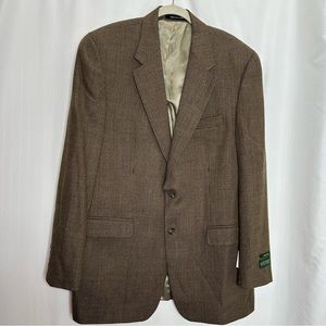 Lauren Ralph Lauren brown lambs wool blazer